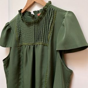 ModCloth Loyally Lovely Cap Sleeve Blouse sIze 1X